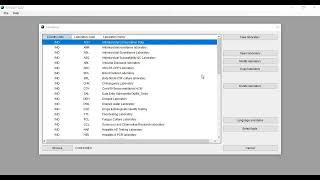 WHONET as a LIS - 1. Lab configurations