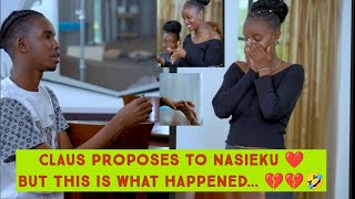 KLaus proposes to Nasieku ❤️❤️ ....but this happened 💔💔🤣🤣