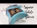 8th Day of Christmas 2018 | Square Pillow Box Favour