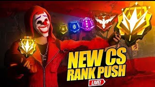 Free fire live Cs rank push grandmaster