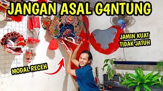 GANTUNGAN BARONGAN !! TIPS CARA MEMBUAT TEMPAT PARKIR HIASAN BARONGAN DITEMBOK #BARONGANJARANAN