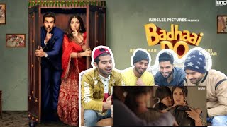 Reaction On badhaai Do (Trailer)| Rajkummar R , Bhumi P | Reaction Video | @v2reaction256