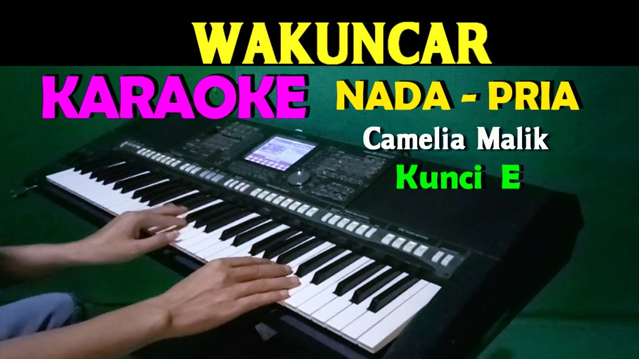 Wakuncar Camelia Malik Karaoke Nada Pria Hd Youtube