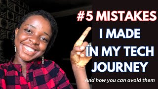 5 MISTAKES to Avoid in Your TECH Journey as a CODING Beginner
