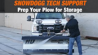 SnowDogg Tech Support: Prepping Your Snow Plow for Summer Storage