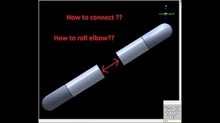 How to roll elbow and connect in SP3D / S3D