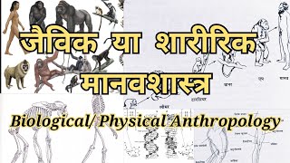 जैविक या शारीरिक मावनविज्ञान/ मानवशास्त्र | Biological or Physical Anthropology in Hindi