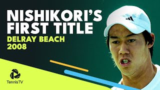 18-Year-Old Kei Nishikori Wins First ATP Title vs Blake Ranked 244 In The World! | Delray Beach 2008