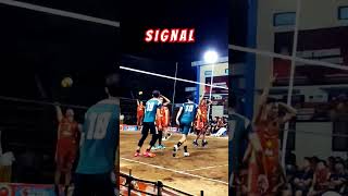 Setters signal in Volleyball Tarkamvoli #shorts