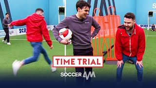 I'm A Celeb "King of the Castle” Danny Miller takes on Time Trial! 👑 | Soccer AM