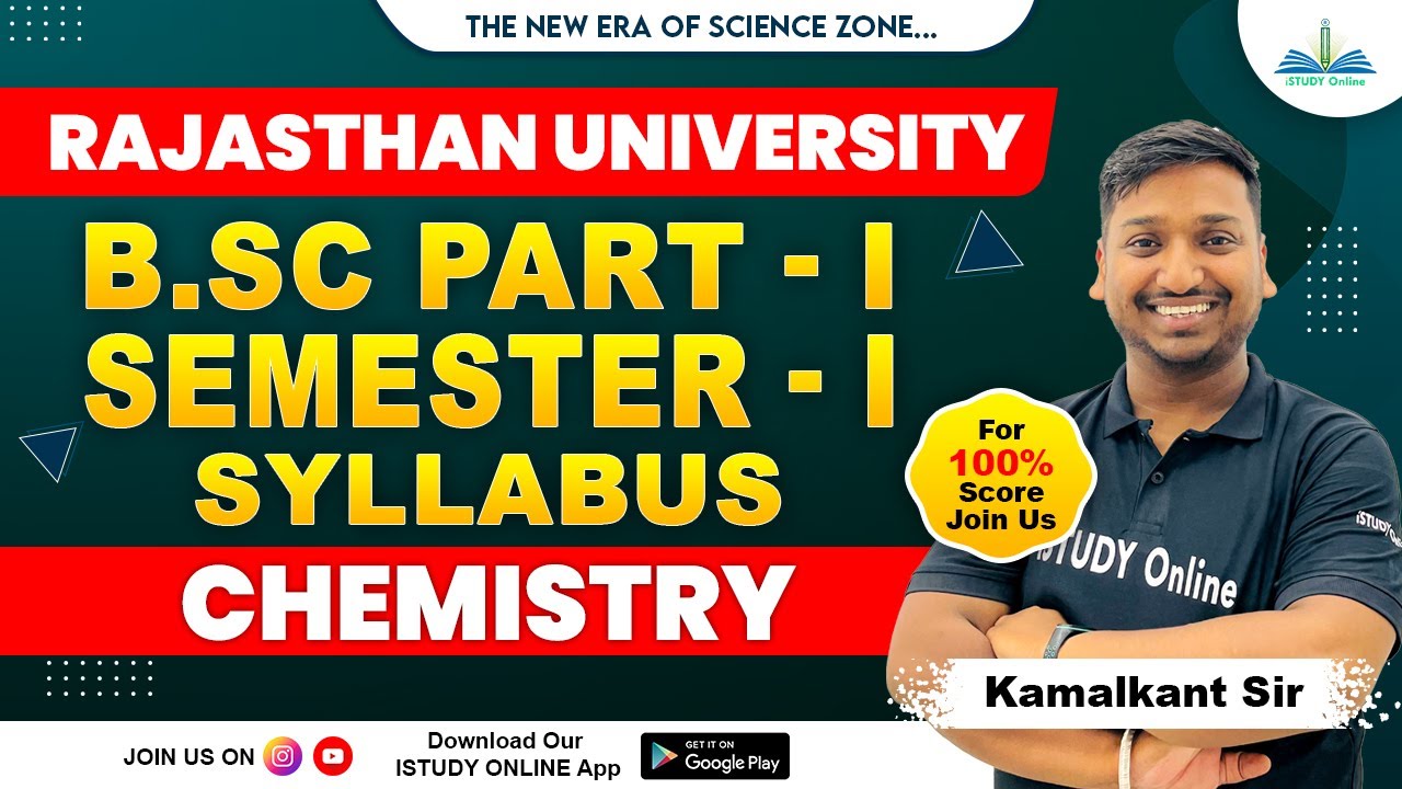 B.Sc Semester-1 Chemistry Syllabus | Paper Pattern | Uniraj | BSc ...