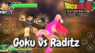 Goku vs Raditz Dragon Ball Z Tenkaichi Tag Team