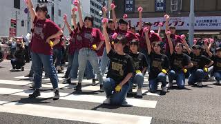 博多どんたく2018.5.4博多駅前ストリート精華女子吹奏楽部