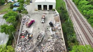 M&J 4000M Mobile Shredder Demo | C&D & MSW Shredding for Size Reduction
