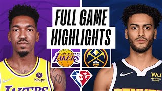 LAKERS at NUGGETS | FULL GAME HIGHLIGHTS | April 10, 2022