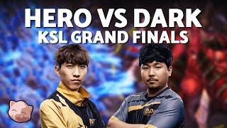 HERO vs DARK: Grand Finals | KSL 32 (Bo5 PvZ) - StarCraft 2