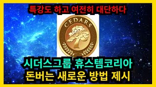 시더스그룹 휴스템코리아 돈버는 새로운 방법