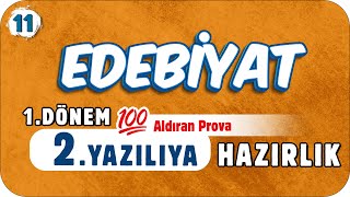 11.Sınıf Edebiyat 1.Dönem 2.Yazılıya Hazırlık  📑 #2023