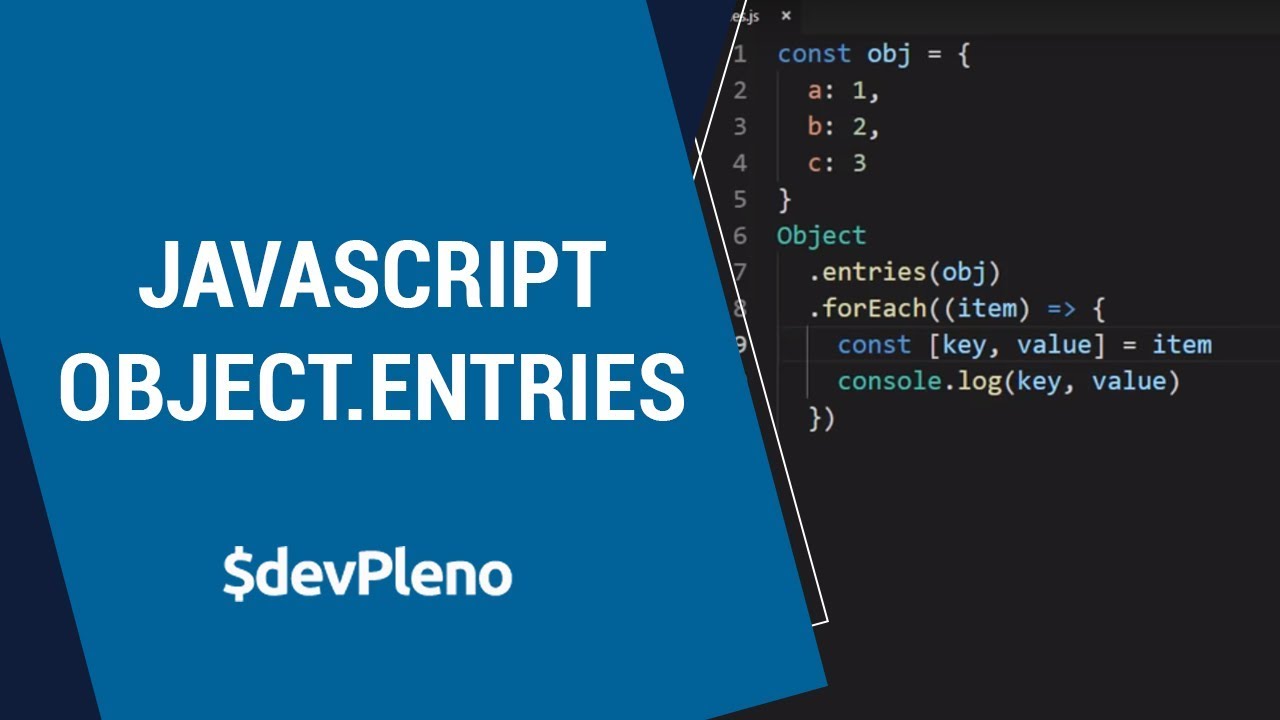 Dica: Javascript Object.entries - YouTube