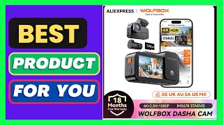 WOLFBOX X5 3 Channel 4K Dash Cam STARVIS 2