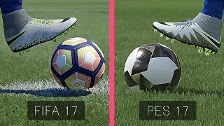 FIFA 17 Vs  PES 17: Graphics Comparison