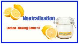 Neutralization || Lemon + Baking soda = ? || Vision of Science