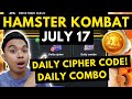 HAMSTER KOMBAT - JULY 17 DAILY CIPHER AND DAILY COMBO l HOW TO UNLOCK DAILY COMBO AND DAILY CIPHER?