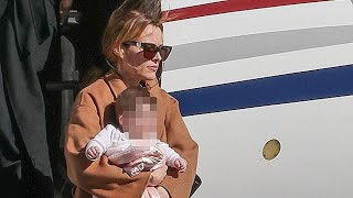 Riley Keough shares the first image of her secret child as she leaves for Lisa Marie Presley's...