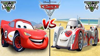 Lightning McQueen VS Shu Todoroki (Disney cars) in GTA 5 - WHO IS BEST?