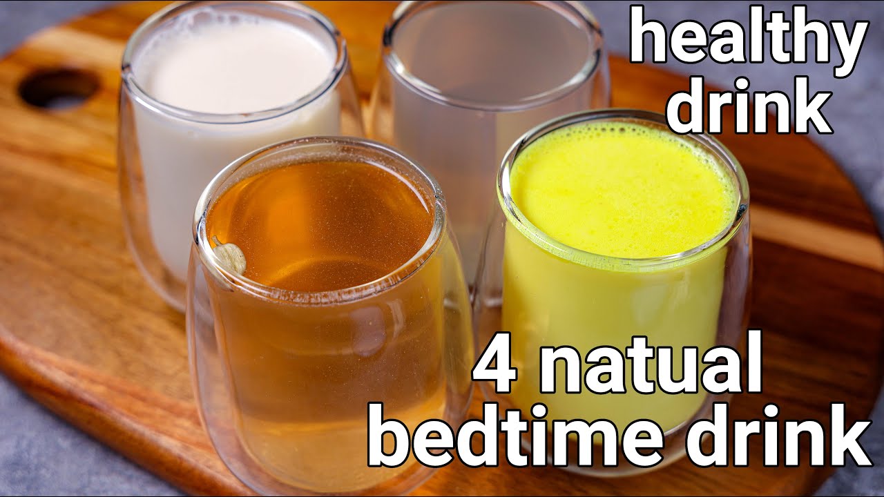 4 Best Bed Time Drinks For Deep Sleep & Weight Loss | Beverages To Make ...