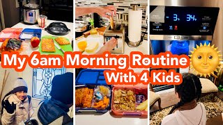 Pakistani Mom 6am to 8:30am RealFast/Busy Morning Routine-Making kids fresh hot lunch in the morning