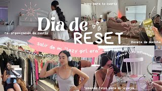 Día de reset 🎧 salir de tu “lazy girl era” ✨ organización, mercado haul, matcha, room re-do