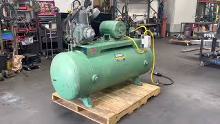 Speedaire 5 HP Piston Air Compressor with 100 Gallon Tank 460V 3 Phase