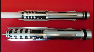 The Saberforge Reborn Mk  II and Ultrasabers Butcher - size comparison (for funsies)