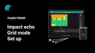 Impact echo - Grid mode: set up | Pundit PI8000