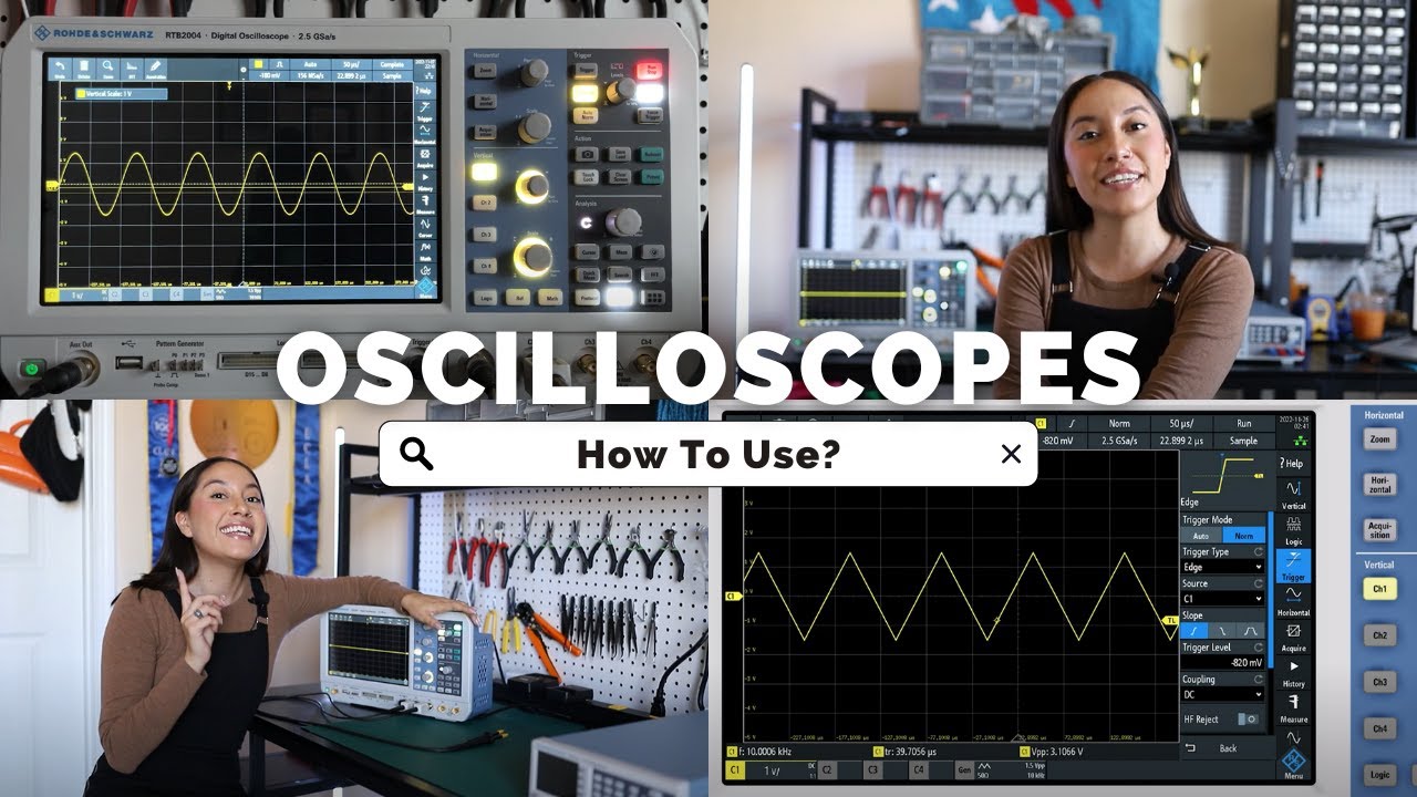 How To Use An Oscilloscope | BEGINNER - YouTube