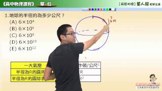 [高徠](99)高一物理細說_試看_HD畫質_[吳笛物理]董人龍老師_單位