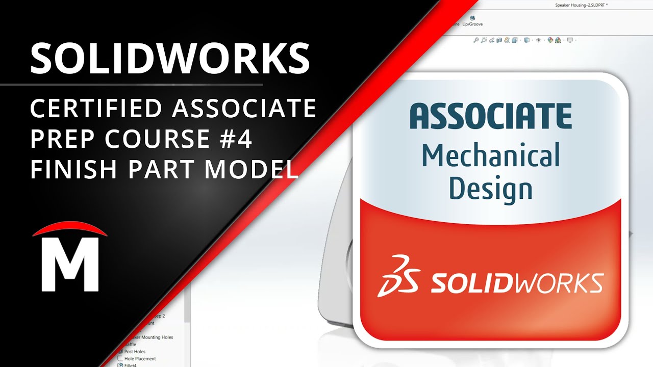 Certified SOLIDWORKS Associate (CSWA) Prep Course 4/5: Complex Features ...