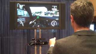 Demo of the XBOX Kinect Tecnology at #PLMCONX