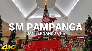 CHRISTMAS FEELS AT SM City Pampanga | San Fernando City | Philippines | 4K Walking Tour