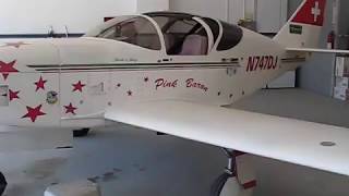 Pink Baron in Santa Paula hangar 28 sweep