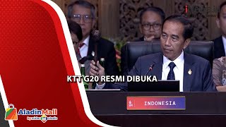 Ketok Palu, Presiden Jokowi Resmi Buka KTT G20 di Bali