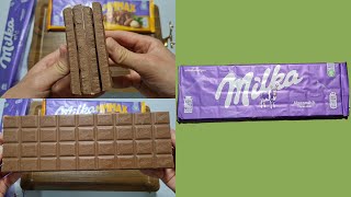 Milka Alpine Milk Chocolate ( Giant Size ) | 4K