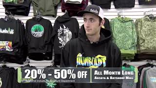 Humboldt Clothing Company January 2020     20%   50% Off     Two Ads