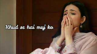 Aye Musht-e-Khaak | Drama song status | Feroze Khan _ Sana javed