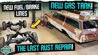 1961 Parkwood Wagon. Building BRAKE LINES, FUEL LINES, RUST REPAIR, and more!