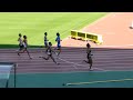 ジュニアオリンピック陸上 Ｃ男子100m予選5組 2012 10 26