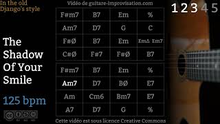 The Shadow Of Your Smile (125 bpm) - Gypsy jazz Backing track / Jazz manouche