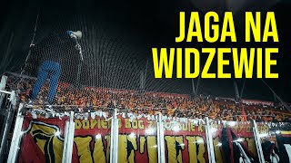 Jagiellonia Białystok - fragment dopingu na Widzewie | Widzew Łódź - Jagiellonia 1:1 | 03.02.2023