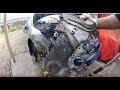 How to remove timing chain cover on 2ZZ-GE with engine still in the car.